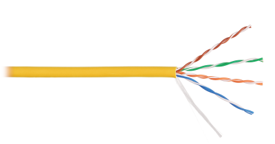 Кабель NIKOLAN U/UTP, 4 пары, Кат.5e, 24 AWG, внутренний, LSZH, 305м/100м, где хх-цвет 