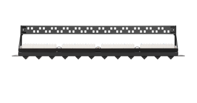 Неэкранированная патч-панель с угловыми портами, 24 порта, 19", 1U, категория 6 